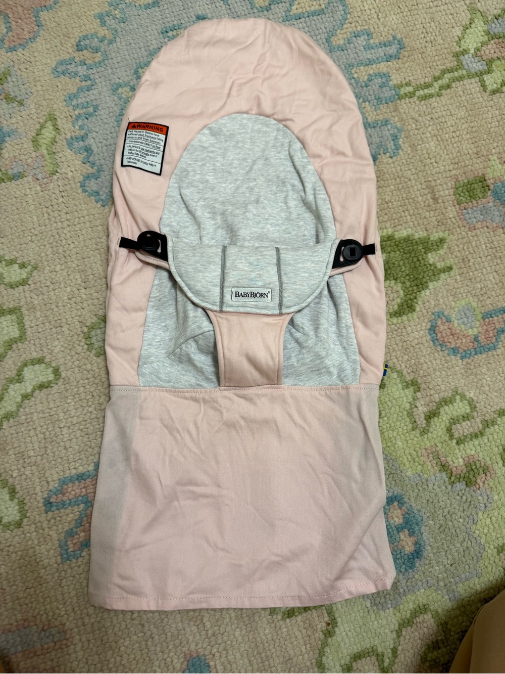 Light Pink Baby Bouncer Cover - gently used